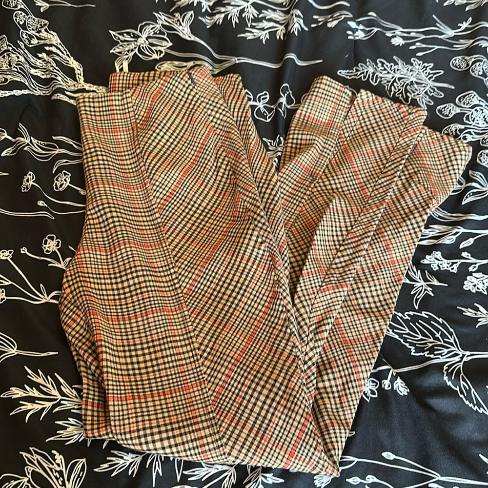 Free People plaid pants